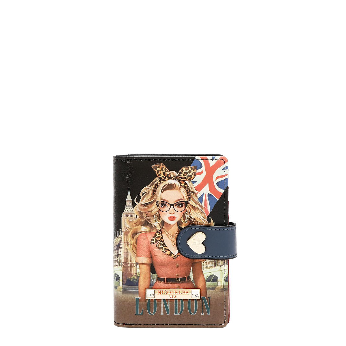 Cartera Nicole Lee Organizadora Print London Eye FW26