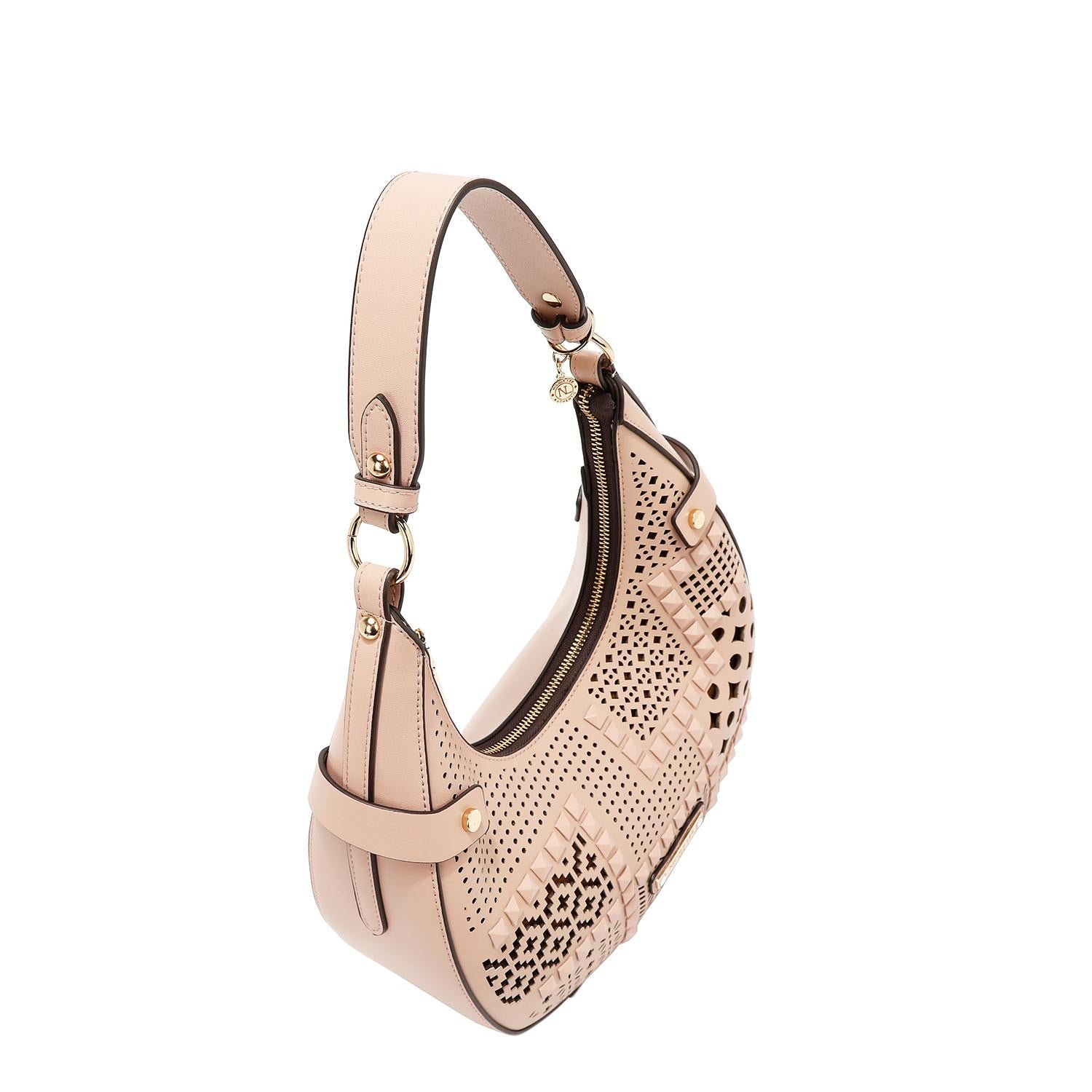 Bolsa Hobo De Nicole Lee Corte Láser FW25