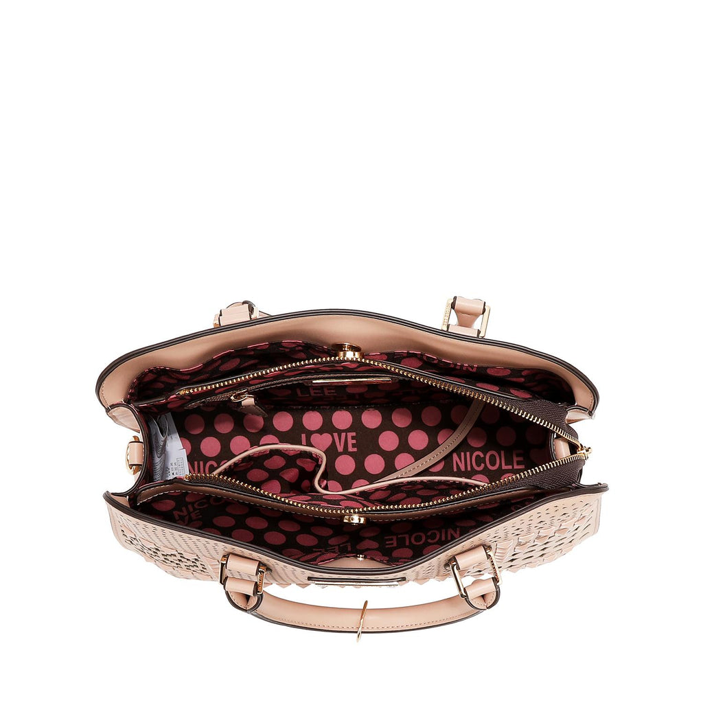 Bolsa de Mano Nicole Lee Corte Láser FW25