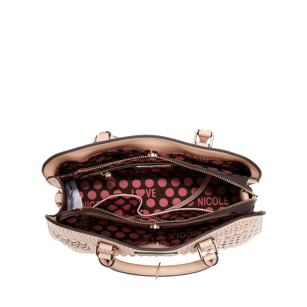 Bolsa de Mano Nicole Lee Corte Láser FW25