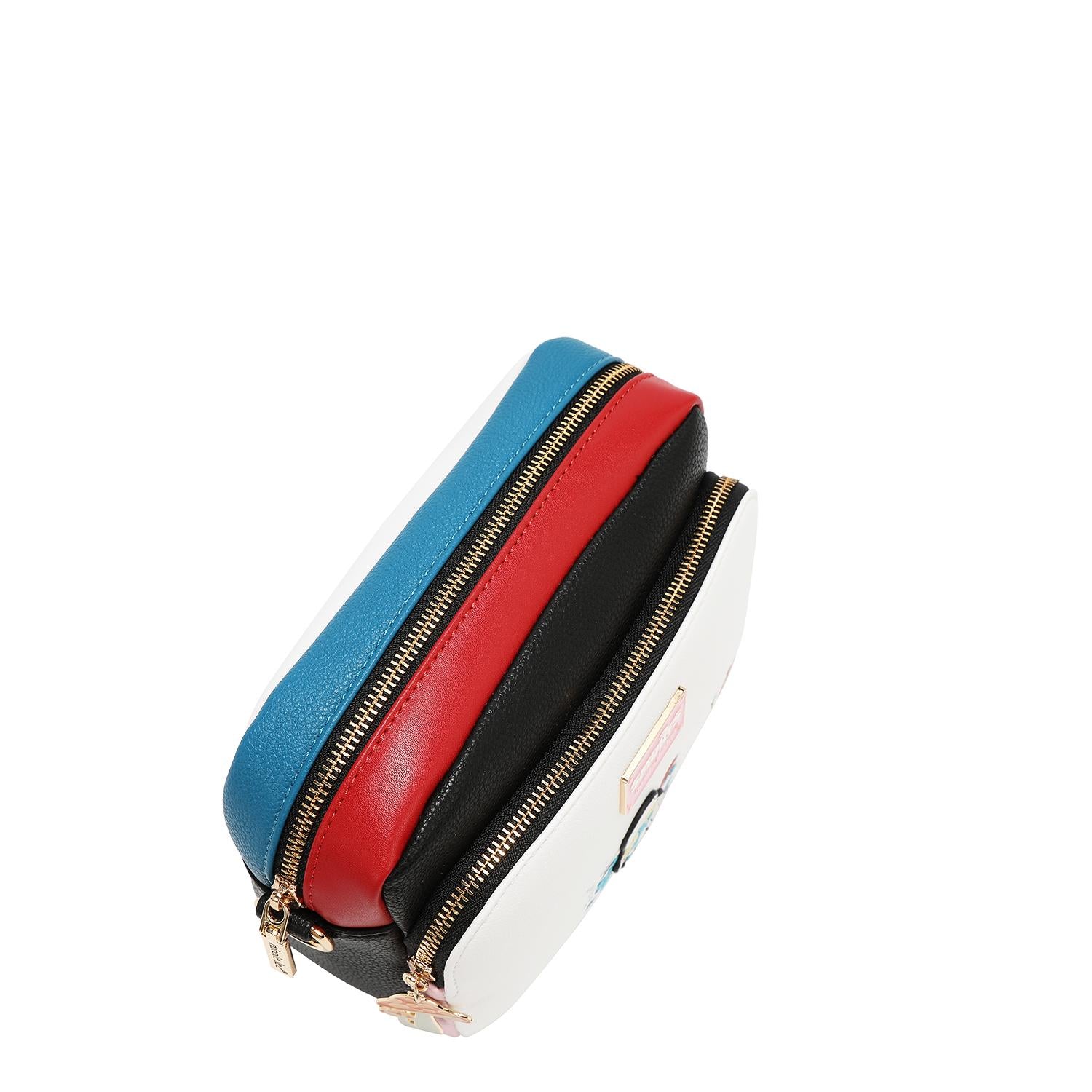 Bolsa Cruzada Estampada Smurfs by Nicole Lee FW25