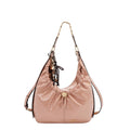 Bolsa hobo Nicole Lee acabado brillante y llavero FW25