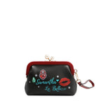 Mini Monedero Nicole Lee Con Broche Kisslock Y Correa FW25