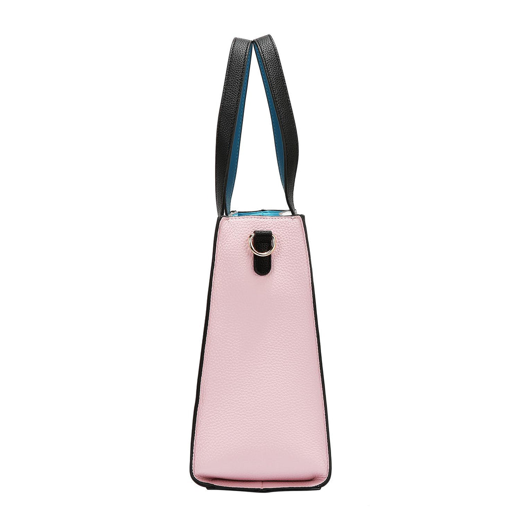 Bolsa Satchel Estampada Smurfs by Nicole Lee FW25