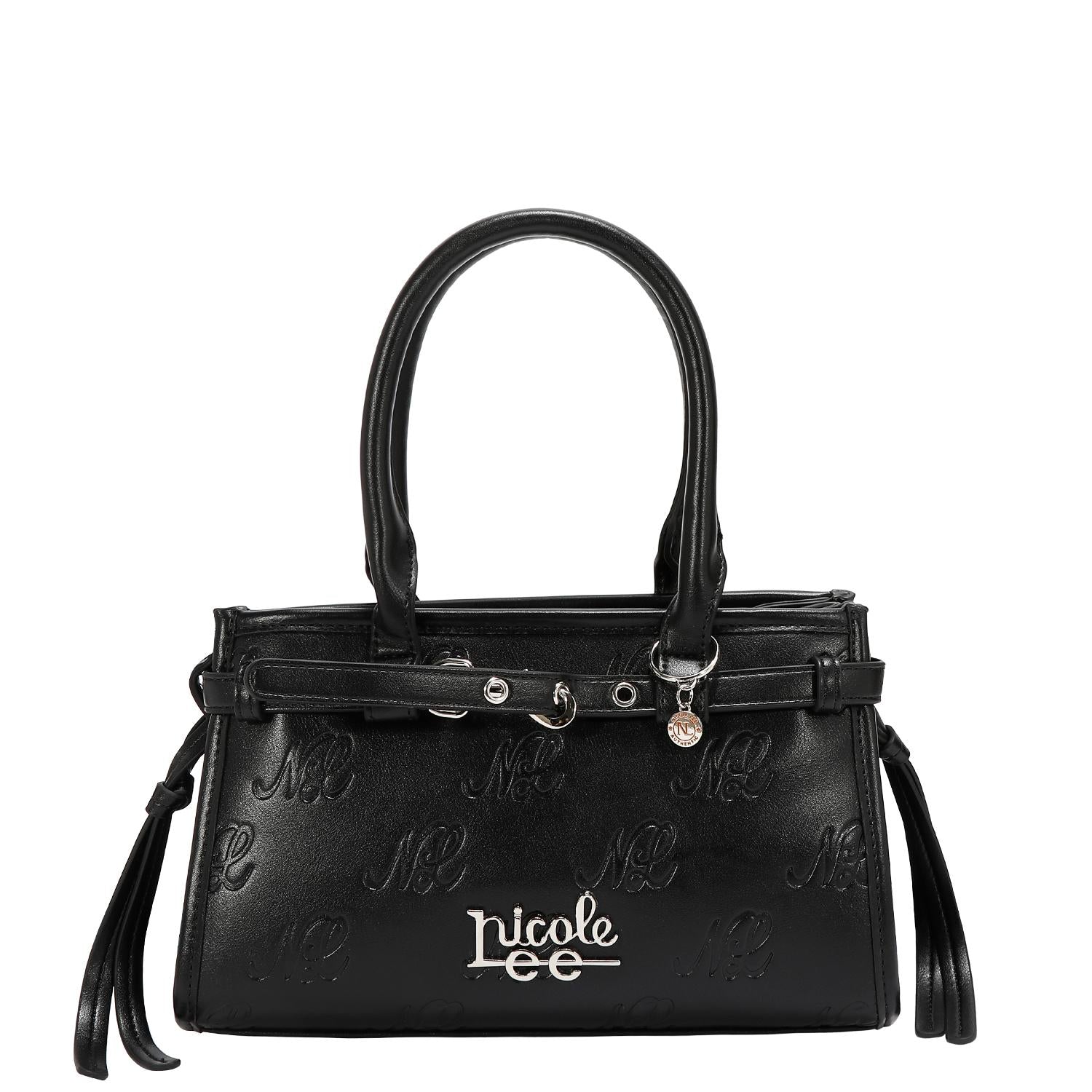 Bolsa Satchel Nicole Lee Con Cinto Y Relieve Embossed SS26
