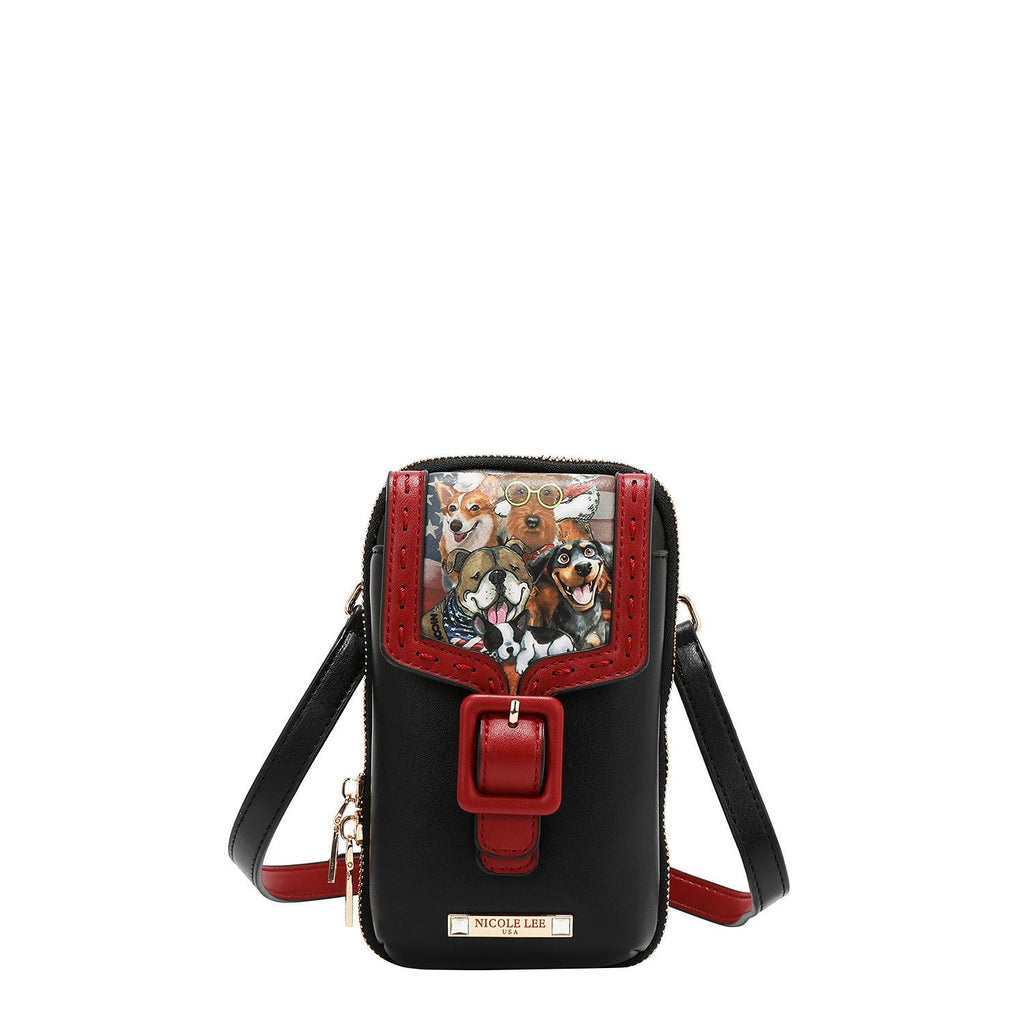 Bolsa Crossbody de Nicole Lee Estampado Best Smile FW25