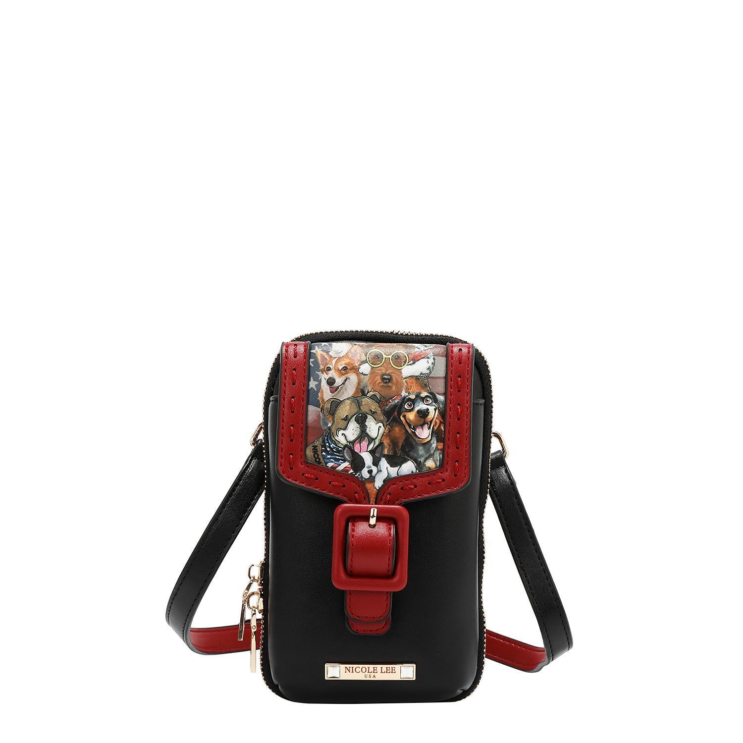 Bolsa Crossbody de Nicole Lee Estampado Best Smile FW25