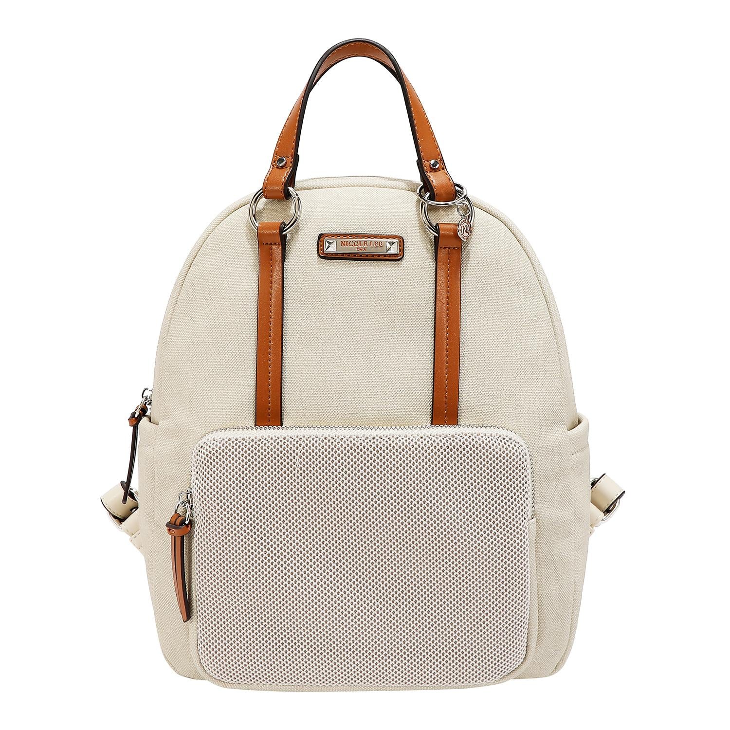 Mochila Mediana Nicole Lee Con Malla Estilo Urban SS26