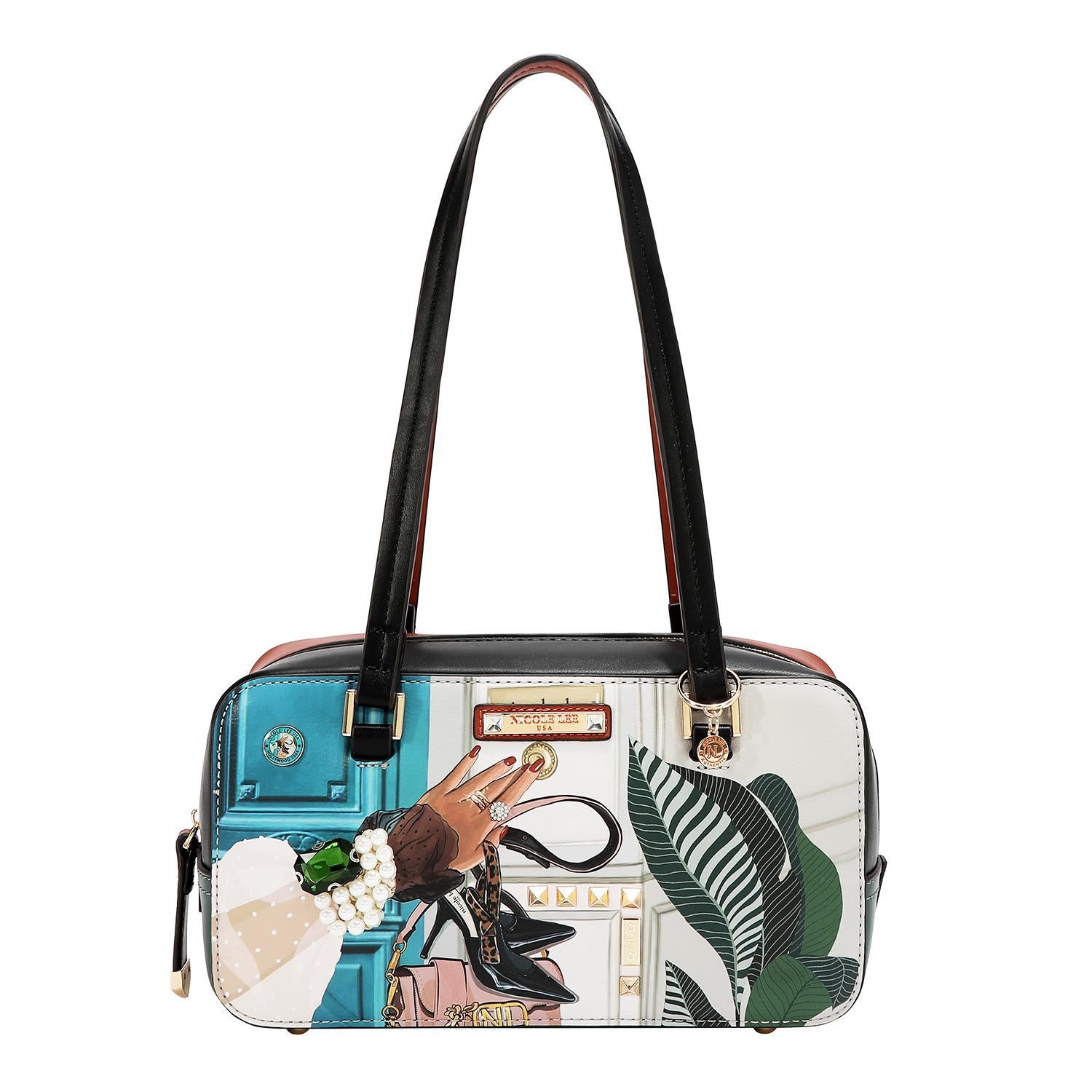 Bolsa Shoulder Nicole Lee Moderna Estampada Emotion SS26