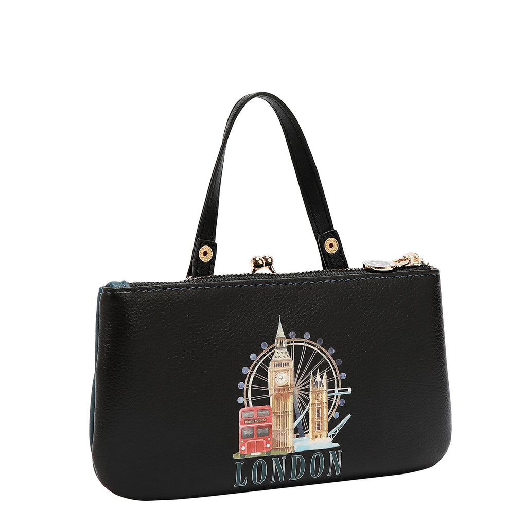 Monedero Nicole Lee Mediano Con Kisslock London Eye FW26