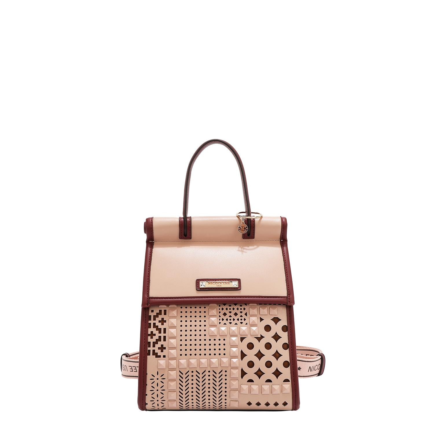 Mochila Multifuncional De Nicole Lee Corte Láser FW25