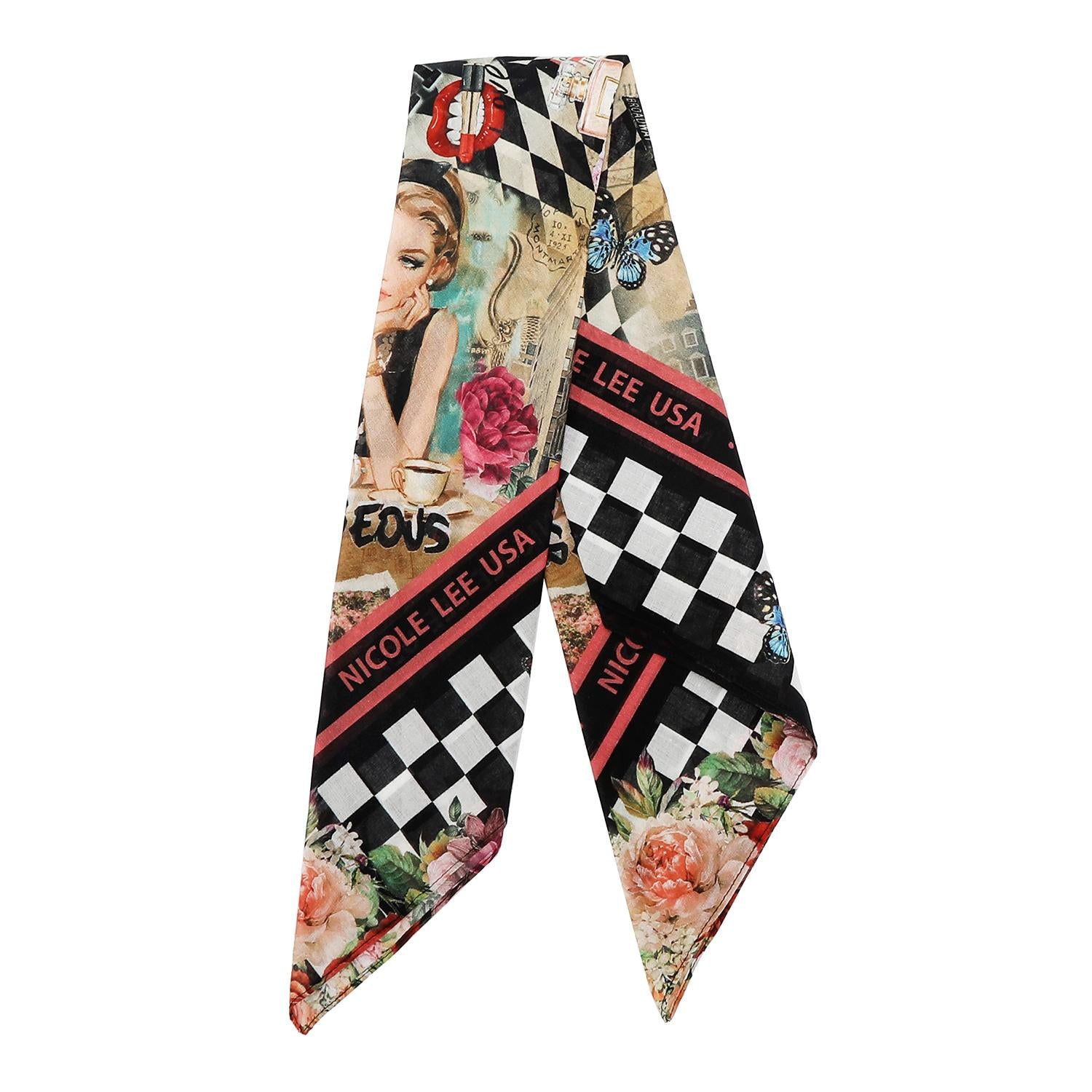 Pañuelo Cuadrado Nicole Lee Estampado Sabina Imagines  SS26