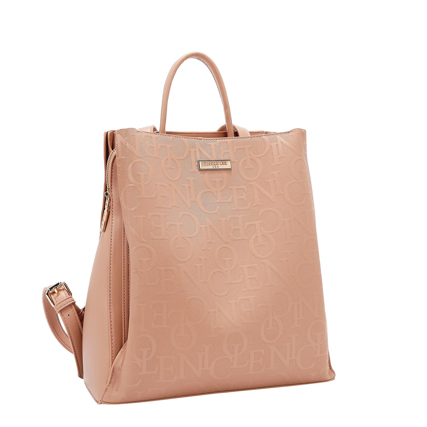 Mochila Shopper Nicole Lee Con Relieve FW25