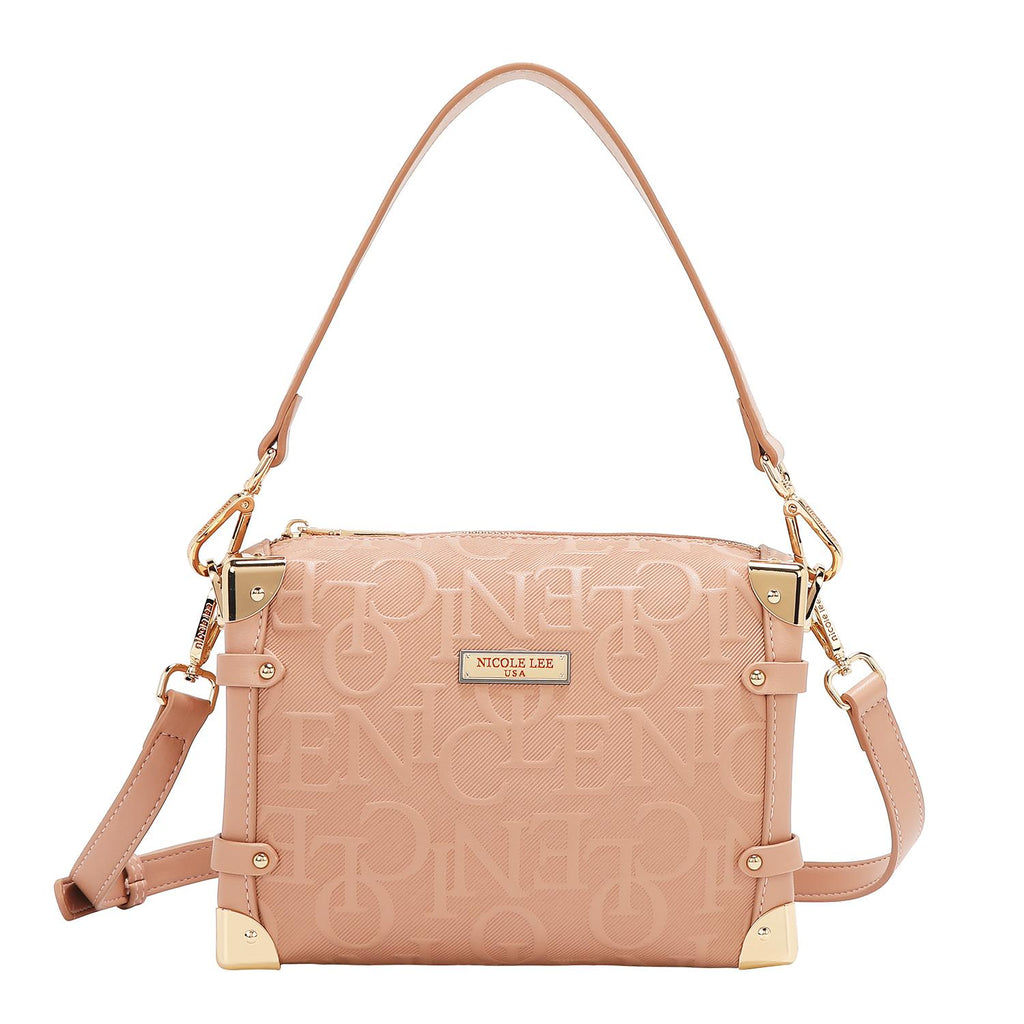 Bolsa Cruzada Cuadrada Nicole Lee Con Relieve FW25