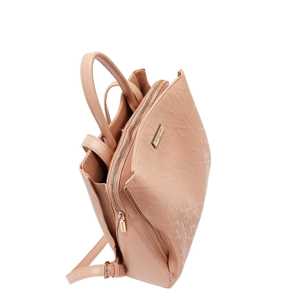 Mochila Shopper Nicole Lee Con Relieve FW25