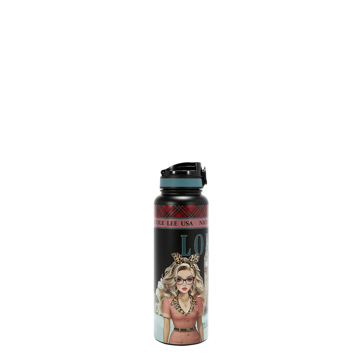 Termo De 1.2L Nicole Lee Con Tapa London Eye FW26