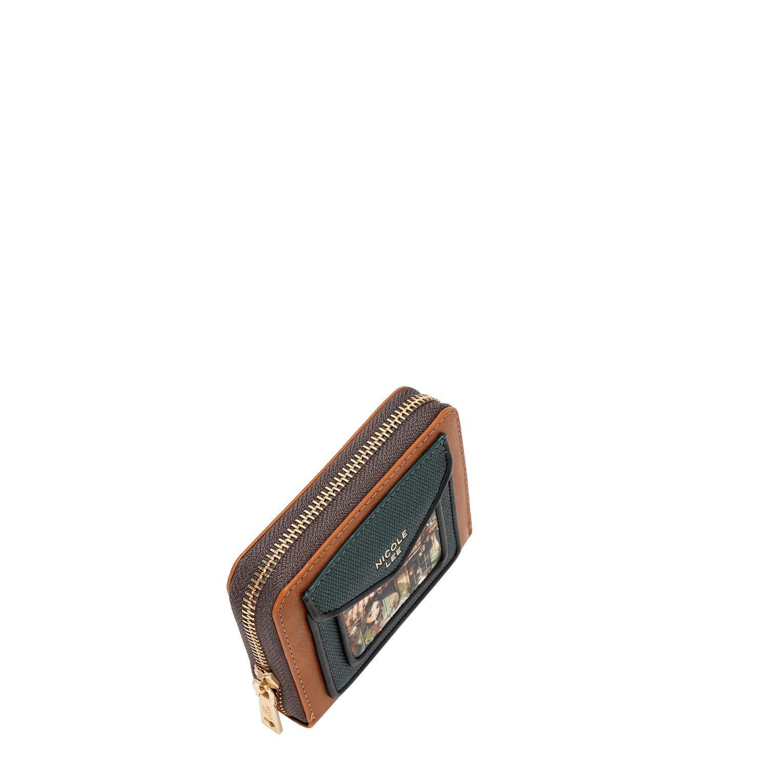 Tarjetero Nicole Lee Tipo Acordeon Print Virtual Friend SS26