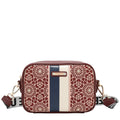 Bolsa cruzada Nicole Lee en corte láser y pedrería FW25