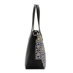 Bolsa Tote Nicole Lee Corte Láser Y Pedrería FW25