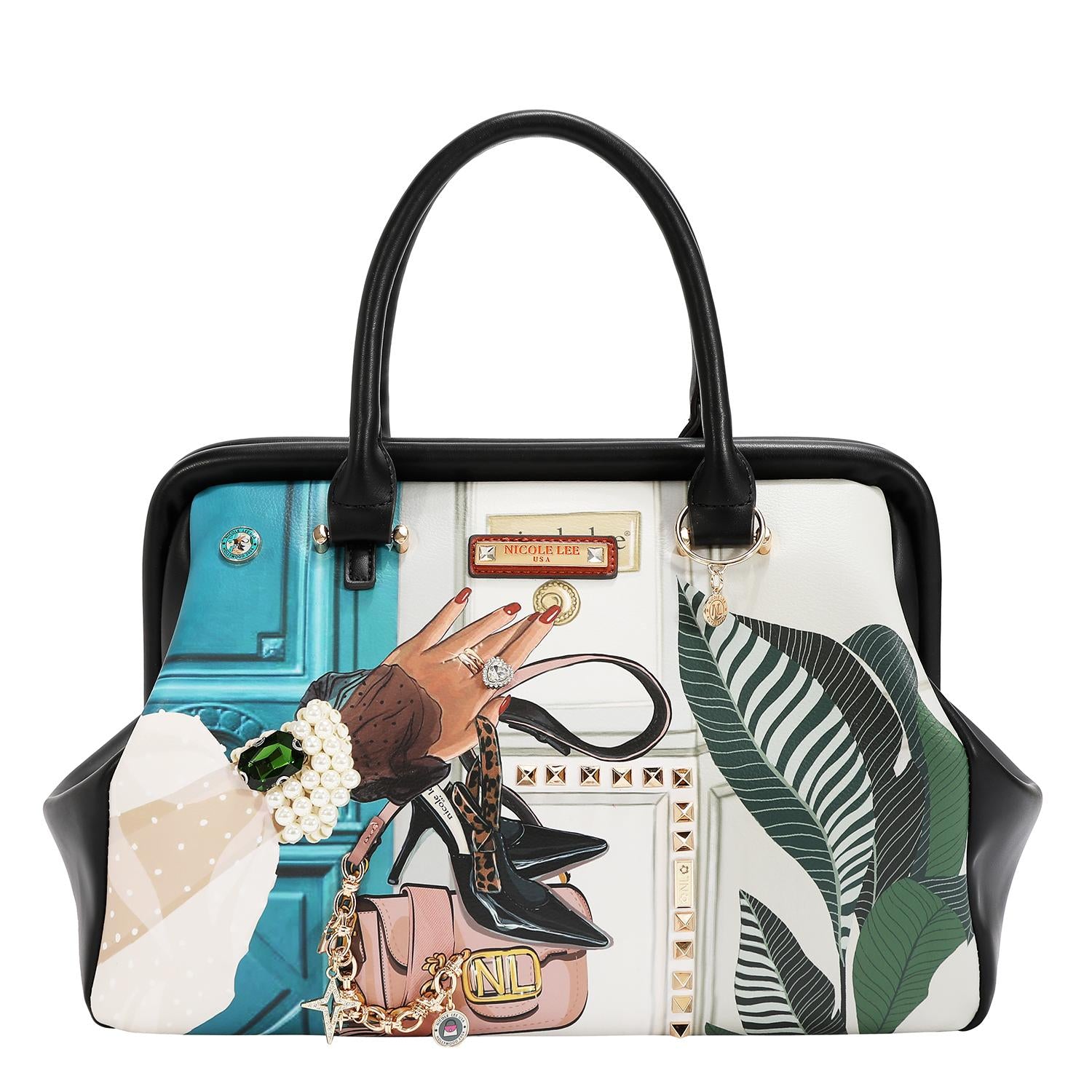 Bolsa Frame Nicole Lee Moderna Estampada Emotion SS26