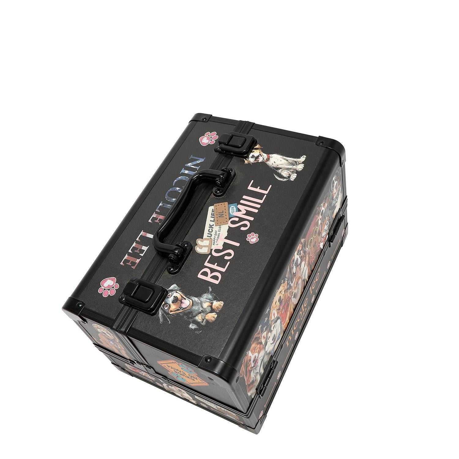 Estuche rígido Nicole Lee para maquillaje print Best FW25