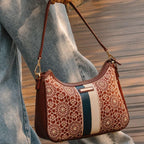 Bolsa shoulder Nicole Lee en corte láser y pedrería FW25