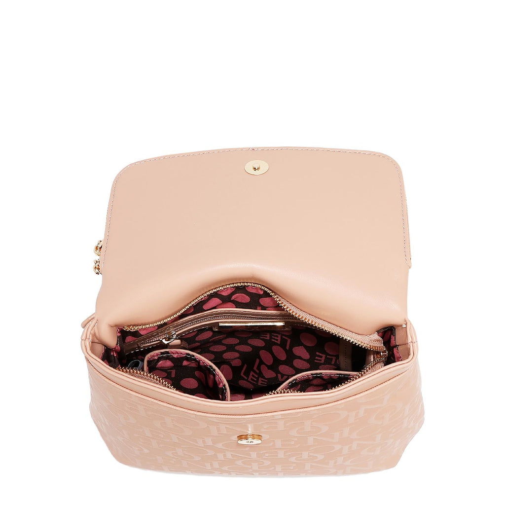 Mochila Multifuncional Nicole Lee Con Relieve FW25