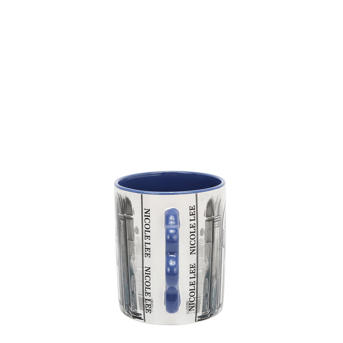 Taza Nicole Lee de Cerámica Estampada Moda Snowflake FW25