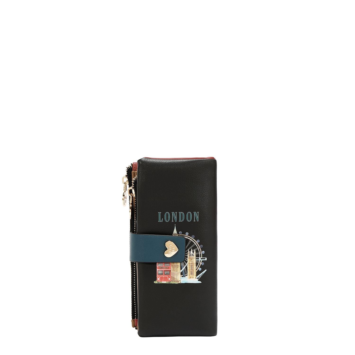 Cartera Flexible Nicole Lee Estampado London Eye FW26