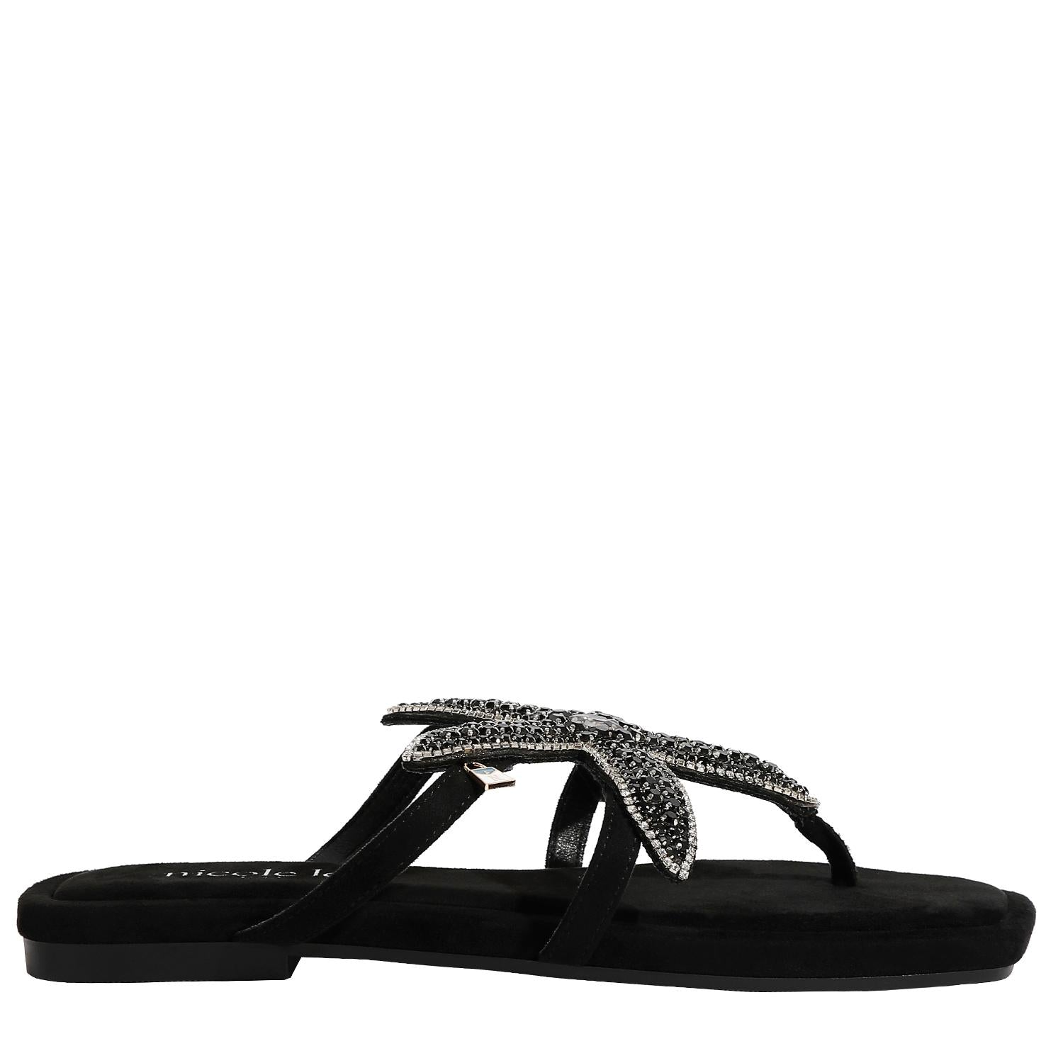 Sandalias Nicole Lee Crystal Starfish Cómodas SS26