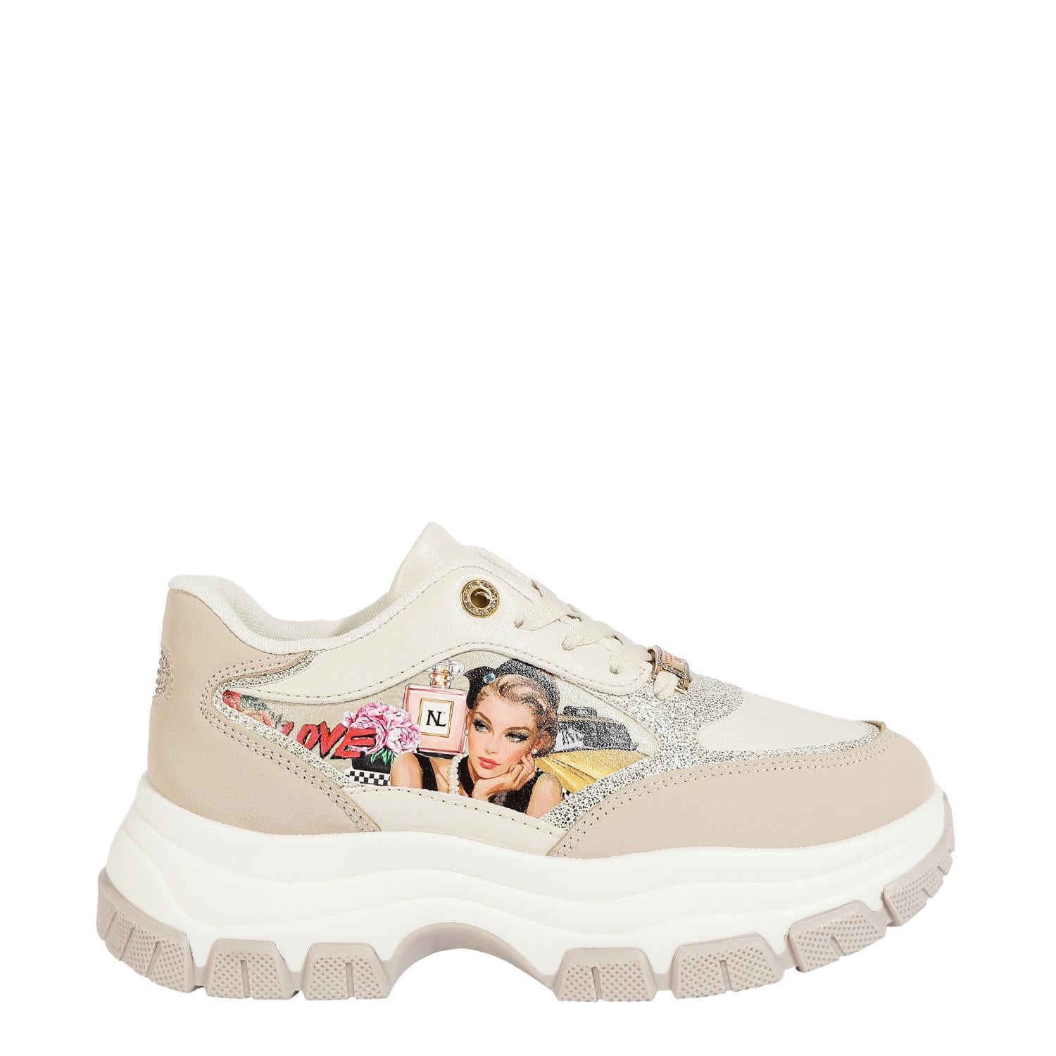 Tenis Nicole Lee Chunky Con Plataforma Sabina SS26