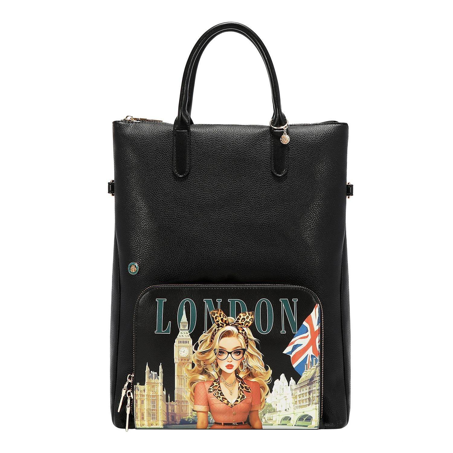 Set De 5 Piezas Bolsa Y Accesorios Print London Eye FW26