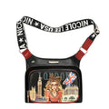 Bolsa Crossbody Nicole Lee Correa Ajustable London Eye FW26