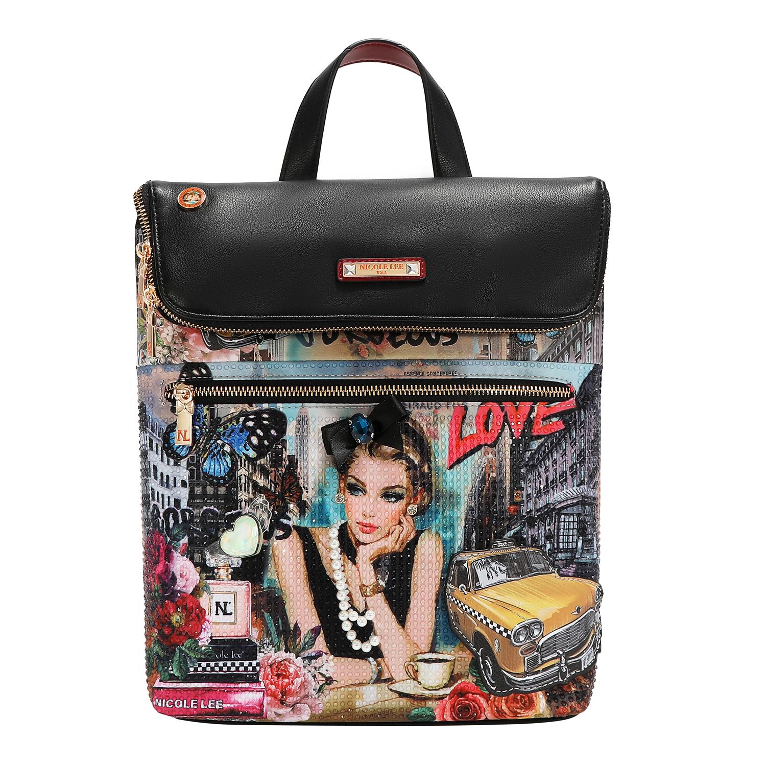 Mochila Nicole Lee Con Correa Ajustable Sabina Imagines SS26
