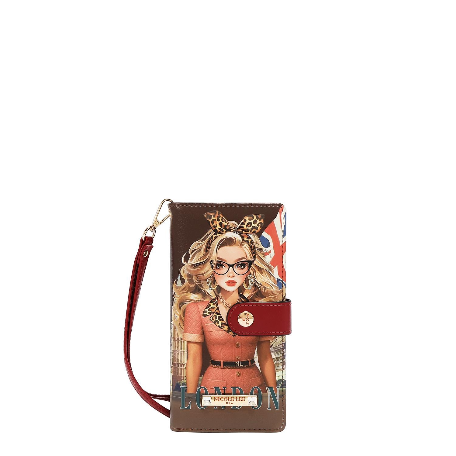 Cartera Nicole Lee Wristlet Print Nicole Lee FW26