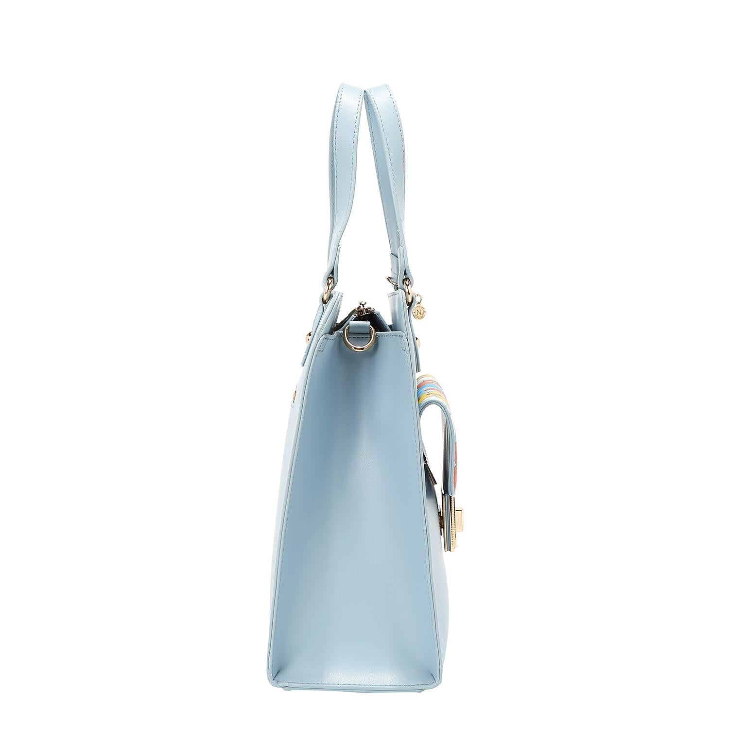 Bolsa Tote Nicole Lee Con Estampado De Flores FW25