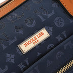 Bolsa duffle Nicole Lee de nylon holográfica FW25