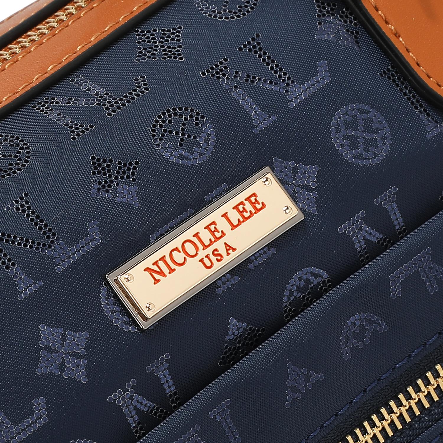 Bolsa duffle Nicole Lee de nylon holográfica FW25