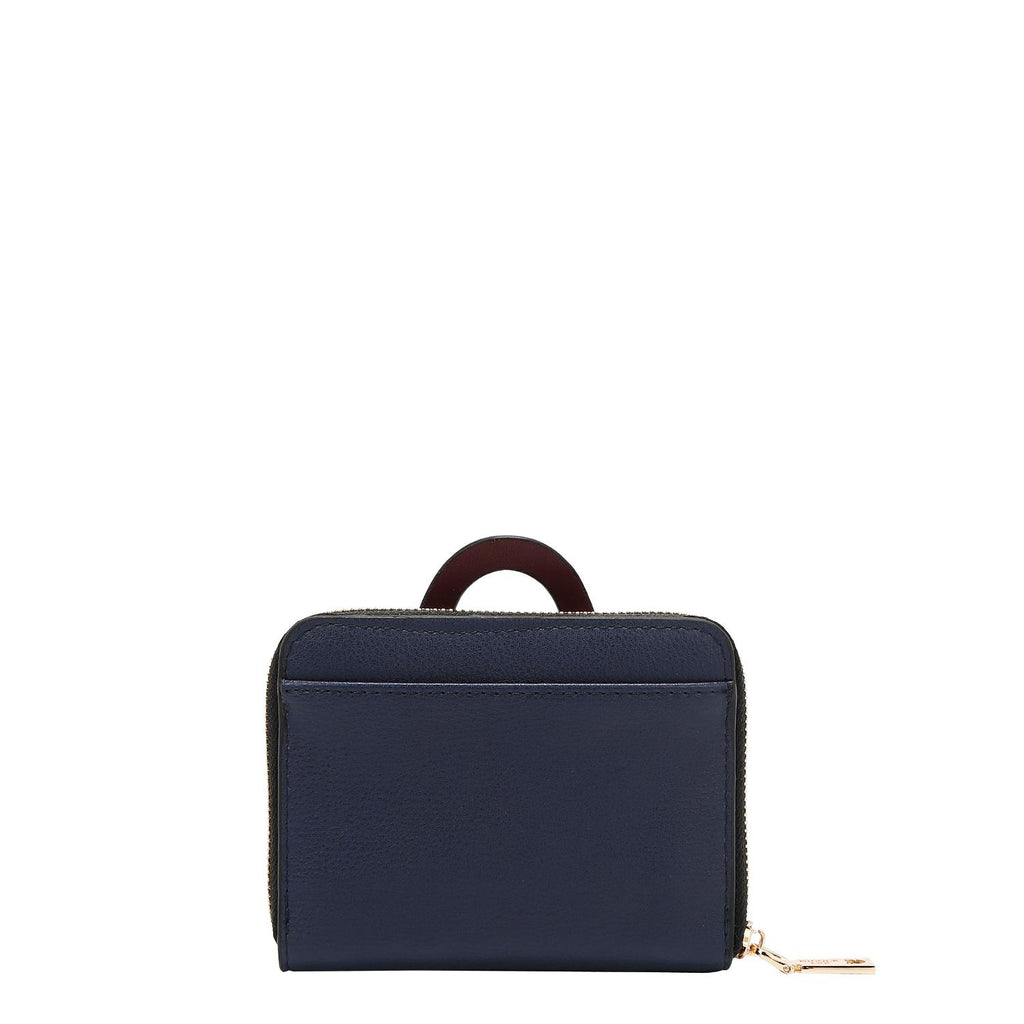 Cartera Nicole Lee compacta de cierre Print Moda FW25