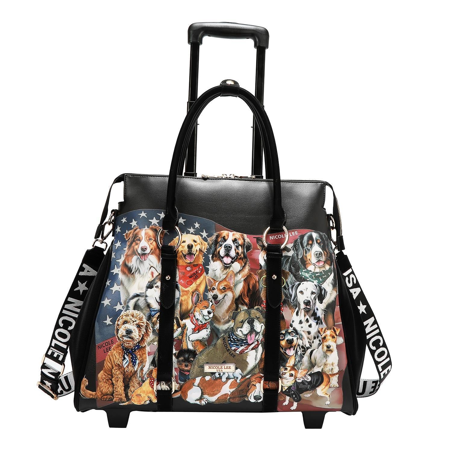Maleta Nicole Lee negocios satchel de ruedas Best Smile FW25