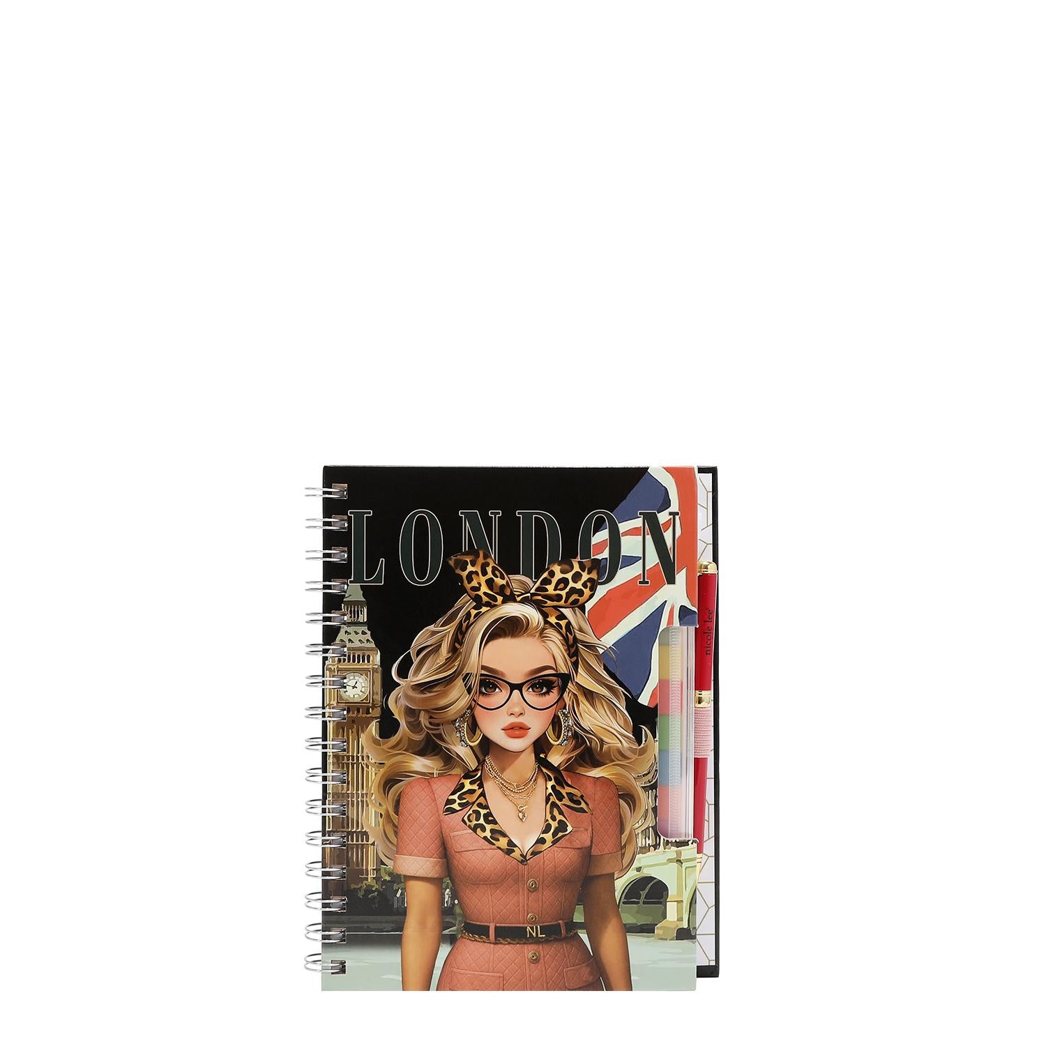 Agenda Semanal Nicole Lee De Espiral Print London Eye FW26