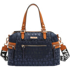 Bolsa duffle Nicole Lee de nylon holográfica FW25