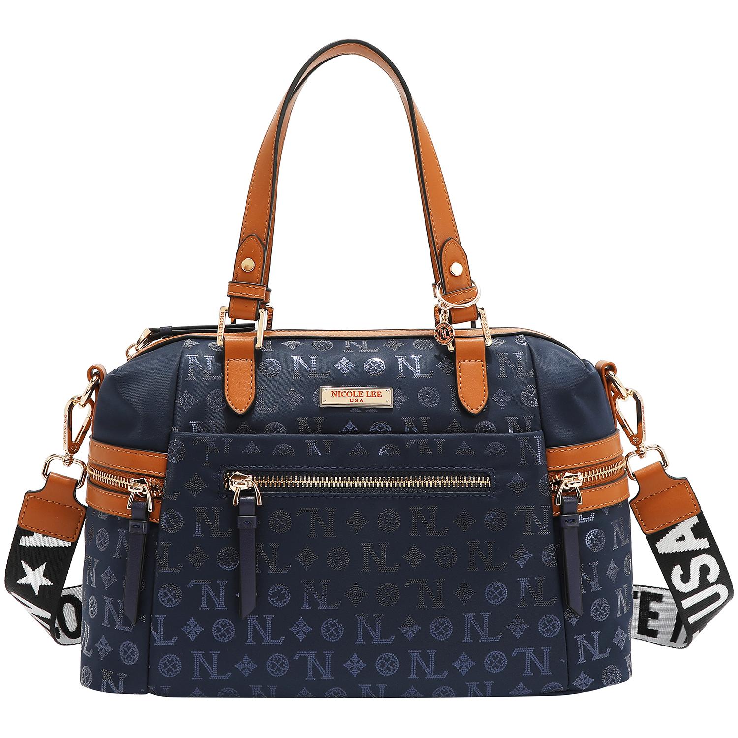 Bolsa duffle Nicole Lee de nylon holográfica FW25