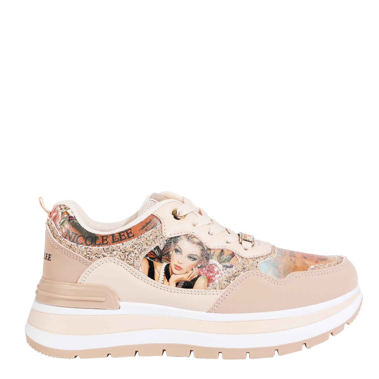 Tenis Deportivos Nicole Lee Print Sabina Imagines SS26