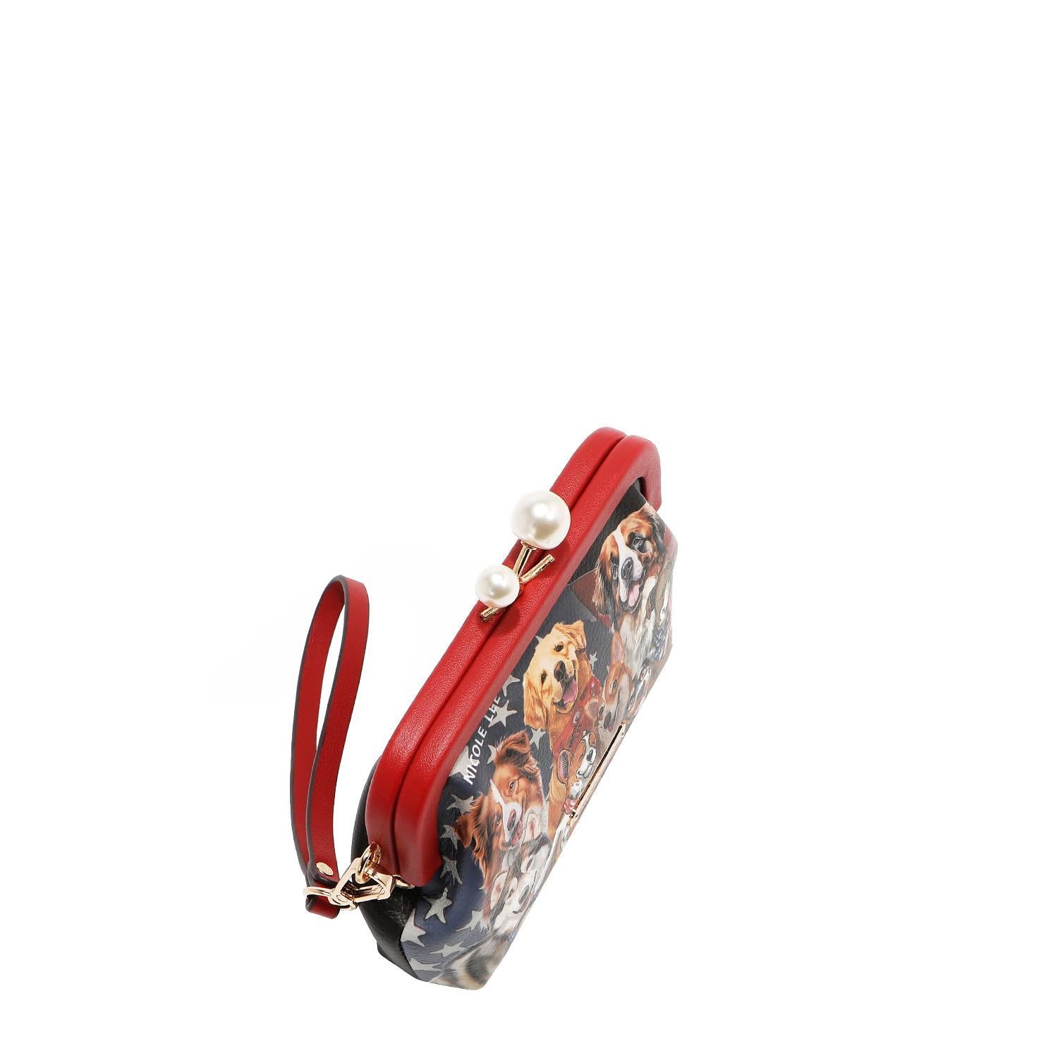 Mini Monedero Nicole Lee Broche Kisslock Y Correa Best FW25