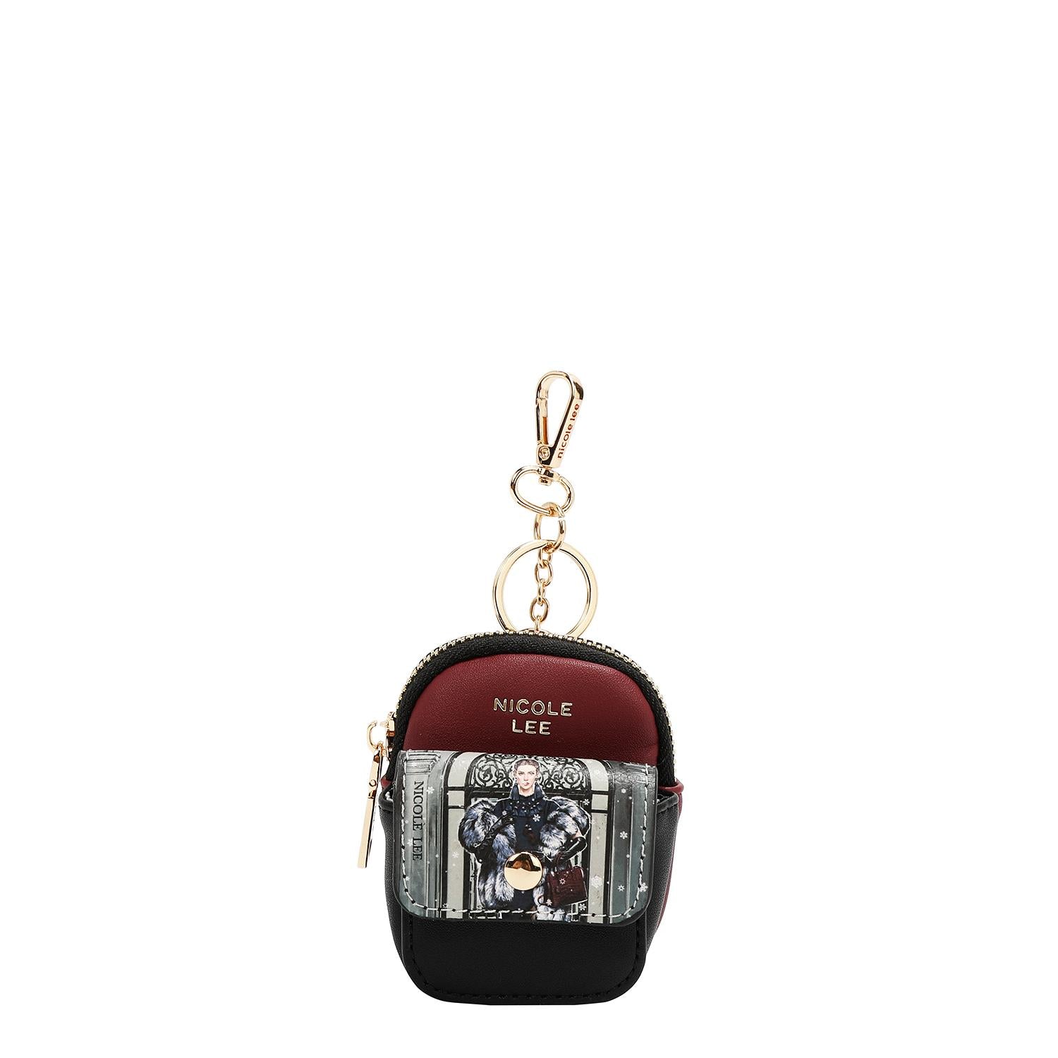 Monedero Llavero Nicole Lee print Moda FW25