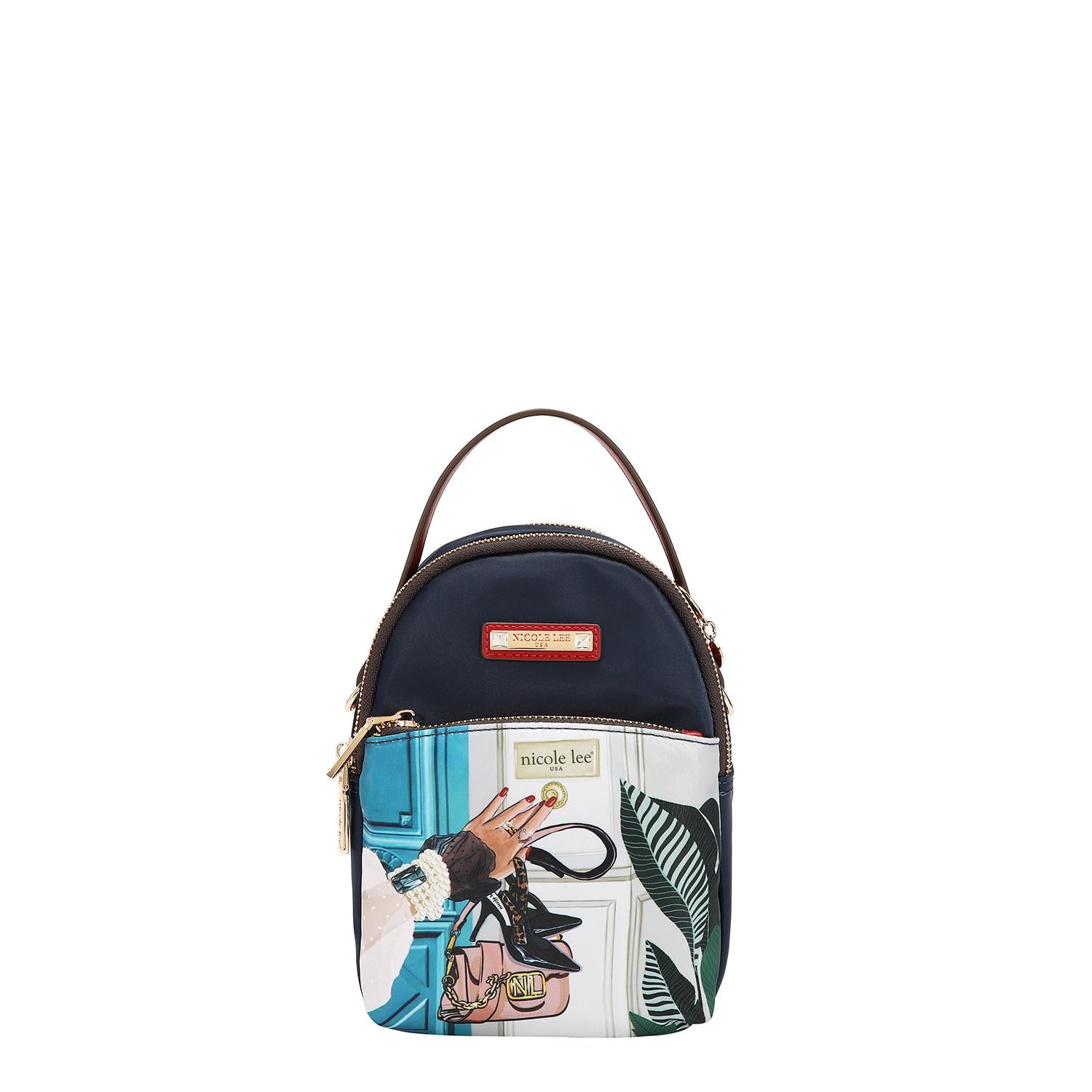 Bolsa De Mano Nicole Lee De Nylon Print Emotion SS26