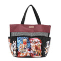 Bolsa organizadora mediana Nicole Lee naylon print Best FW25