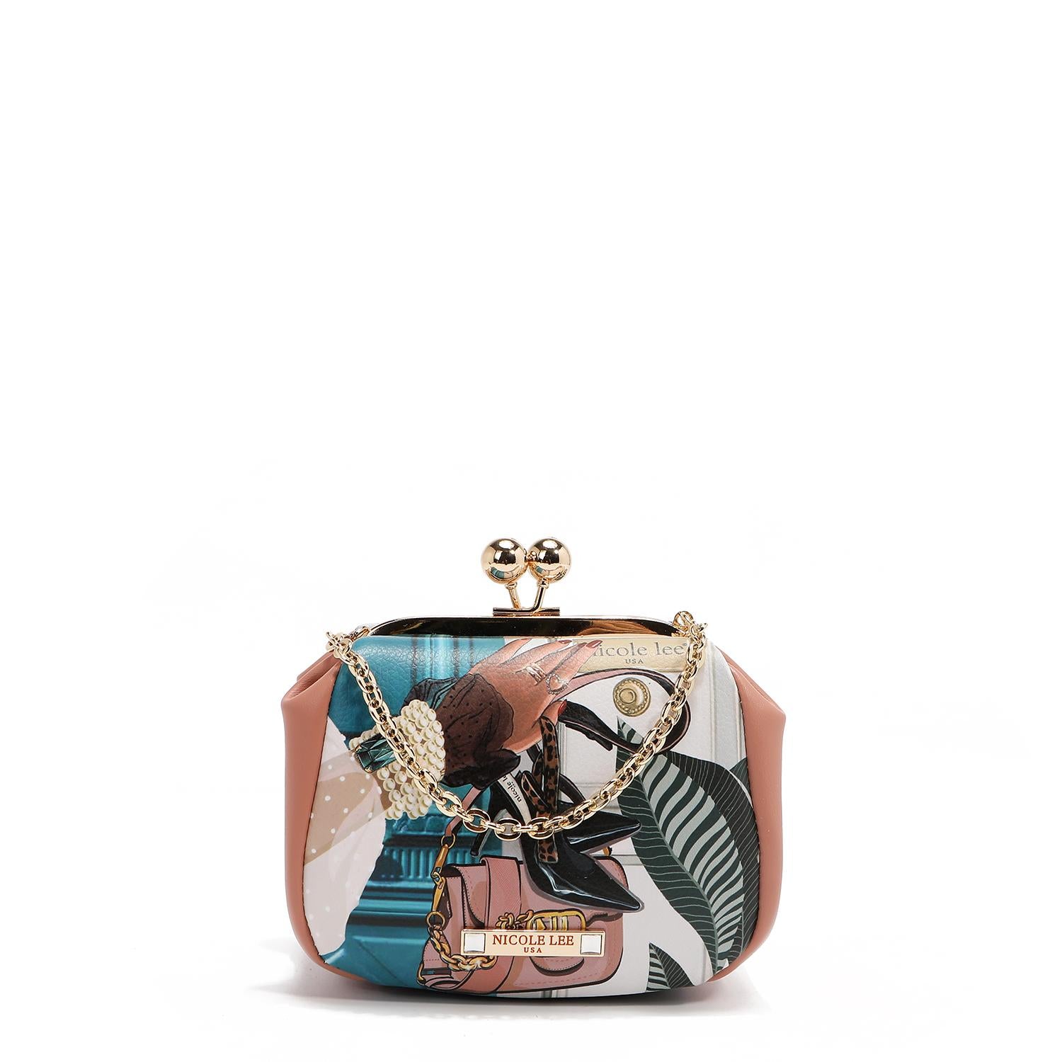 Monedero Nicole Lee Crossbody Ligera Print Emotion SS26