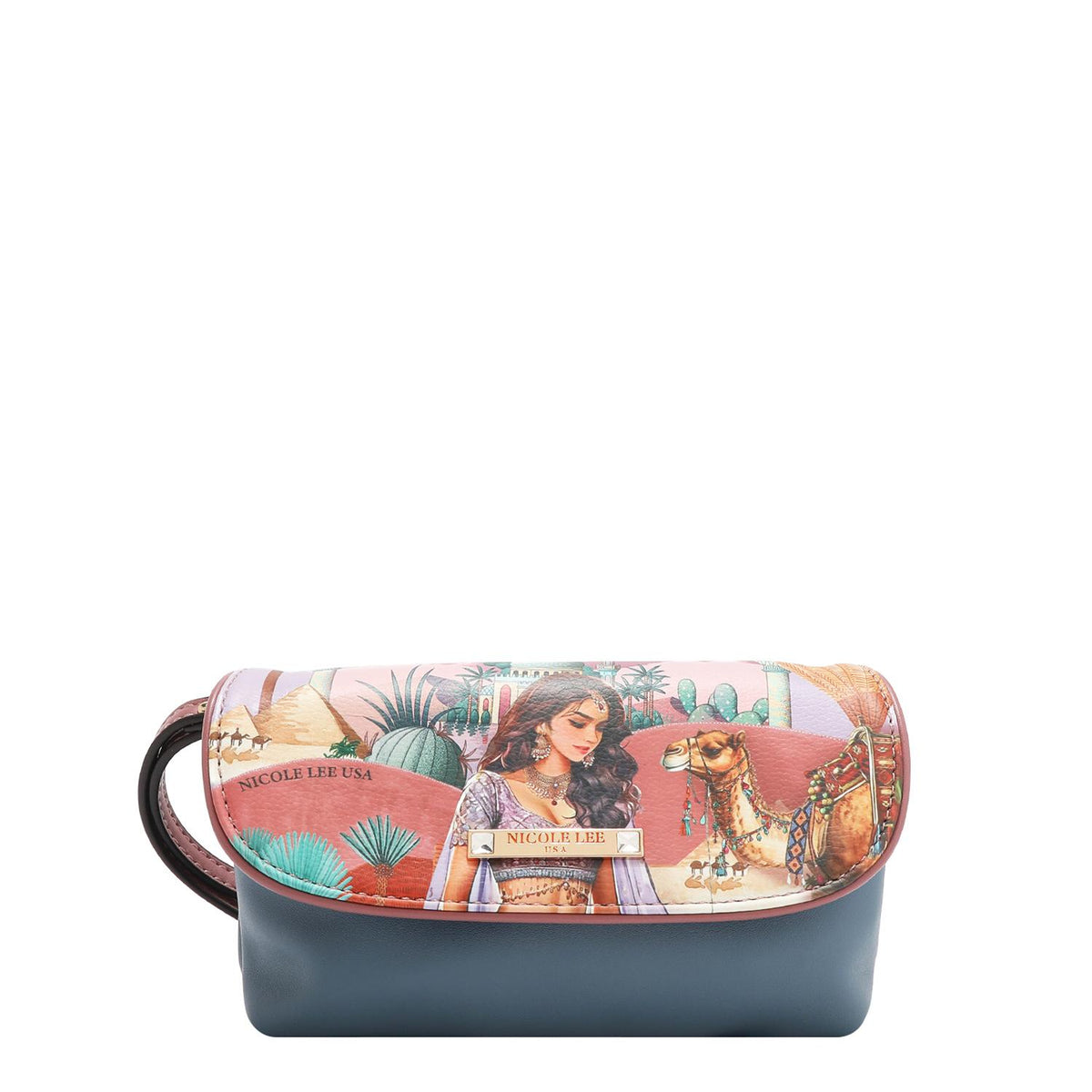 Cosmetiquera con Solapa de Nicole Print Queen Cleopatra FW25